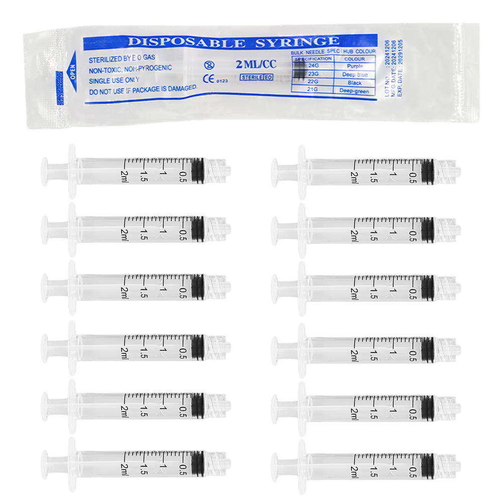Baby Food Allergy Rash - Jeringa Luer Lock de 2 ml,