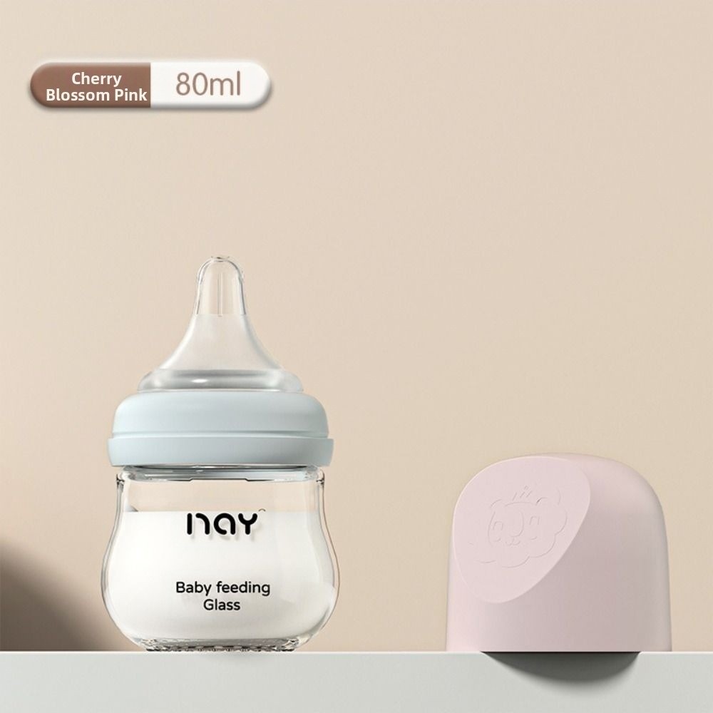 Baby Food Glass - Lindo Biberón de Vidrio Anti-flatulencia y