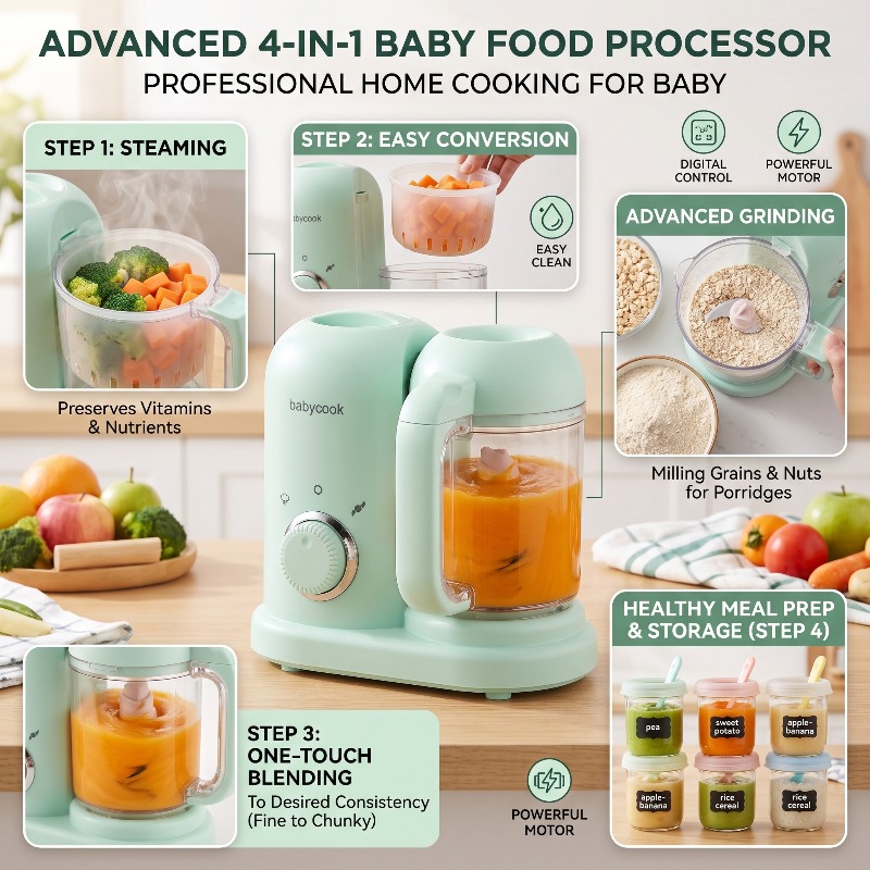 Baby Food Gerber - Pequeña Máquina Automática de Alta Precisión