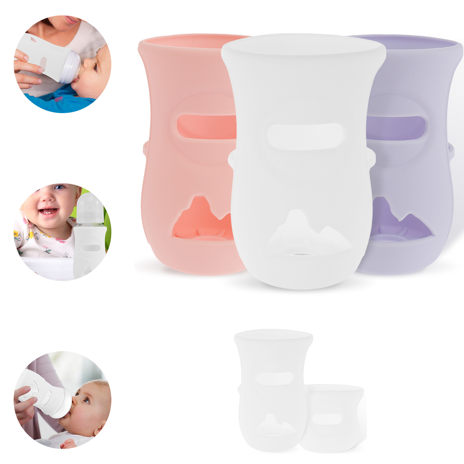Baby Food Glass - Fundas de silicona Funda de silicona