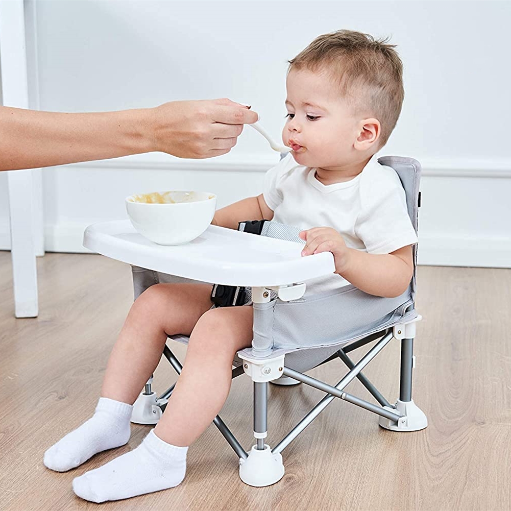 Baby Food Eating Chair - Silla plegable para acampar para bebé,