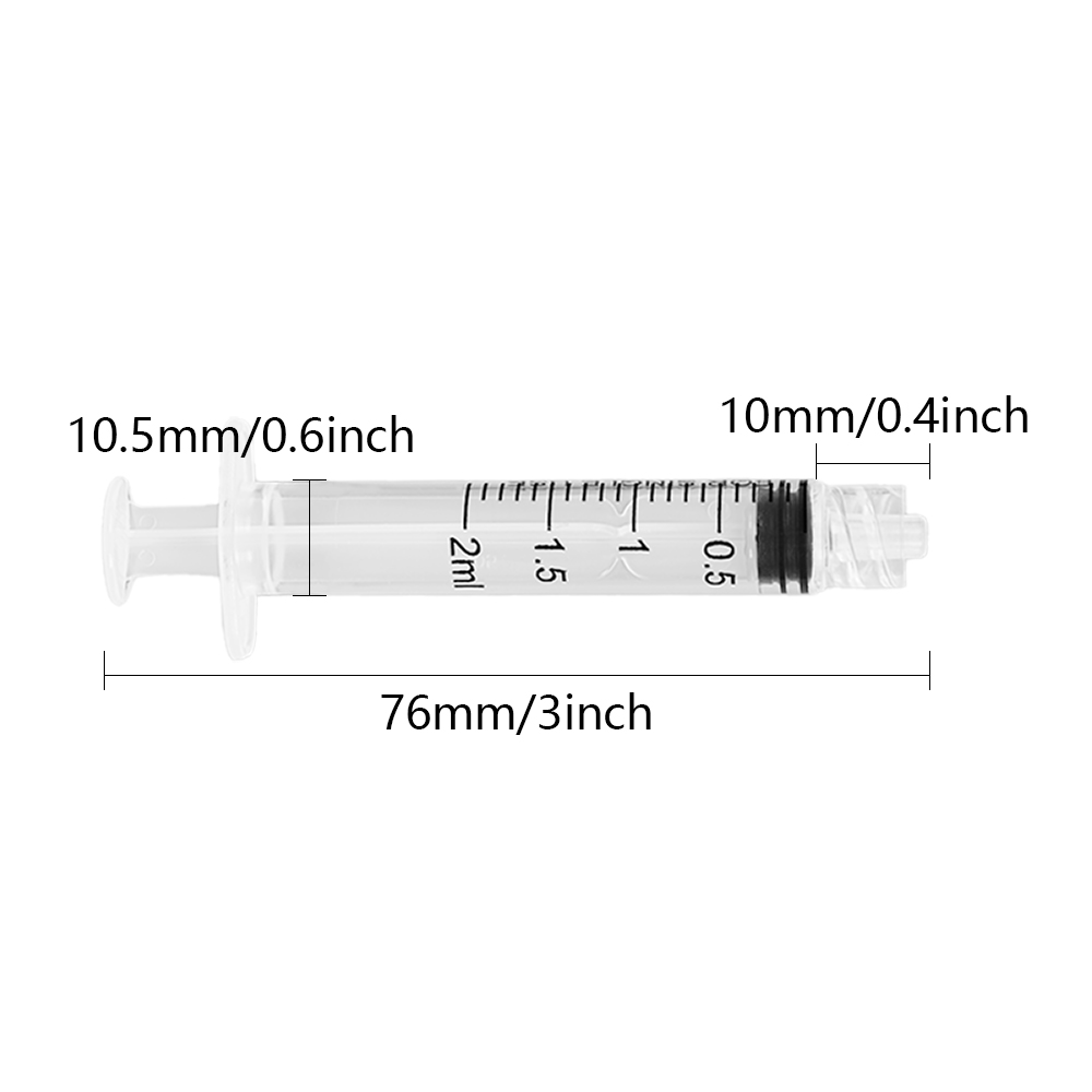 Jeringa Luer Lock de 2 ml, 100 - Baby Food Allergy Rash reseña y precio