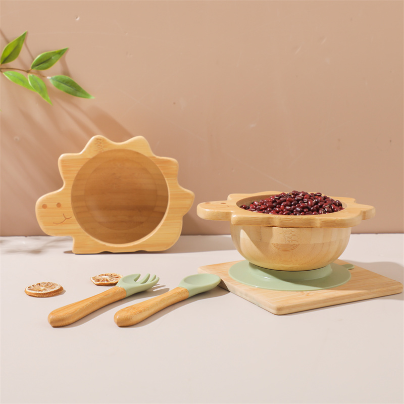 Juego de vajilla de madera par - Baby Food Universe reseña y precio