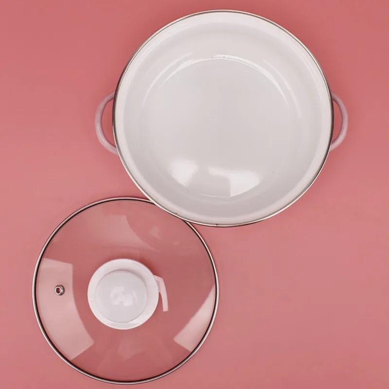 Tazón de sopa esmaltado, olla  - Baby Food Glass reseña y precio