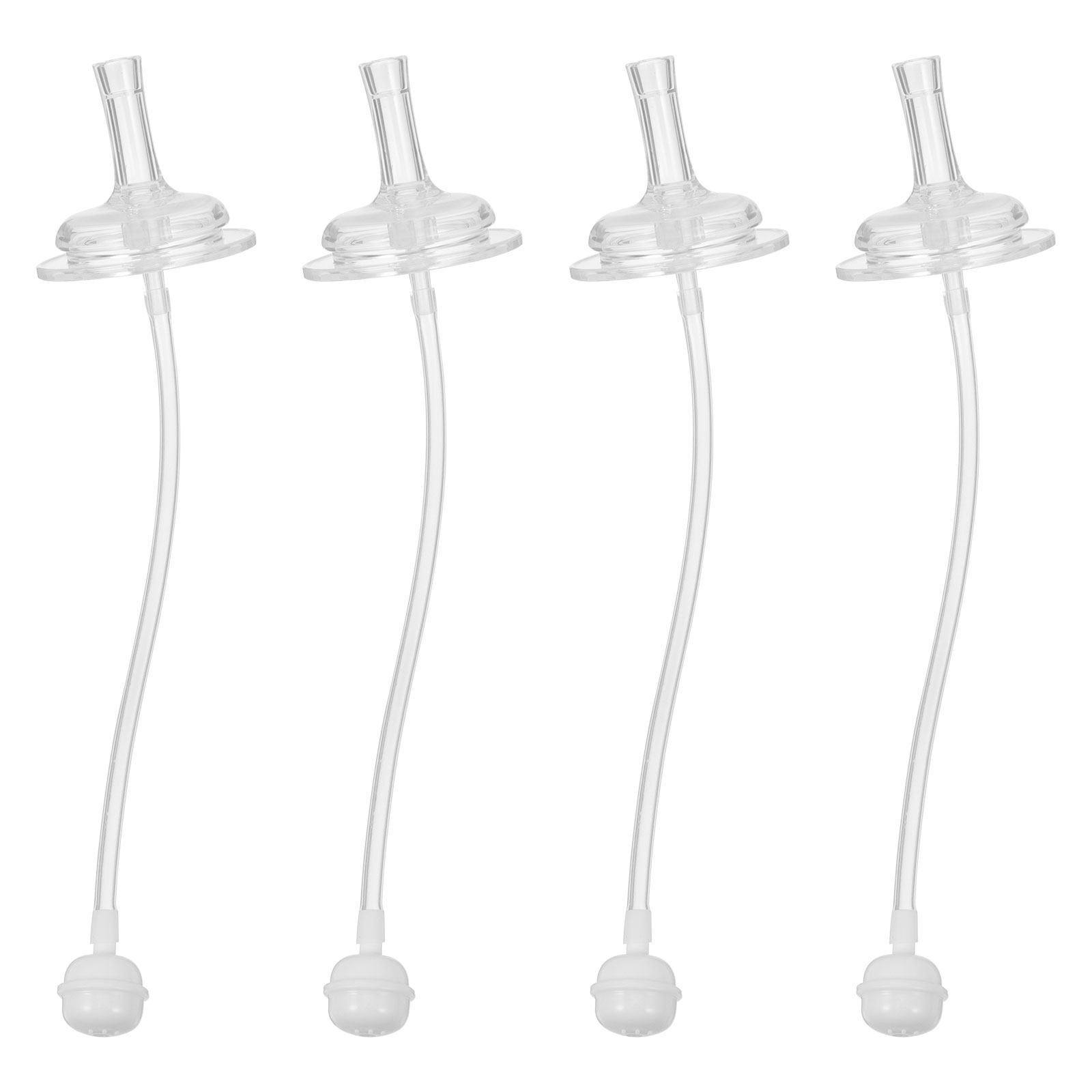 4 Pajitas de Silicona de Grado - Baby Food Glass reseña y precio