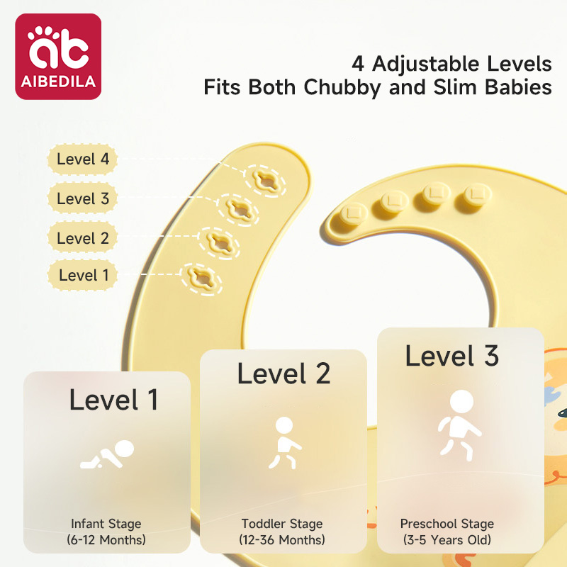 AIBEDILA-Babero de silicona pa - Baby Food Year Old reseña y precio