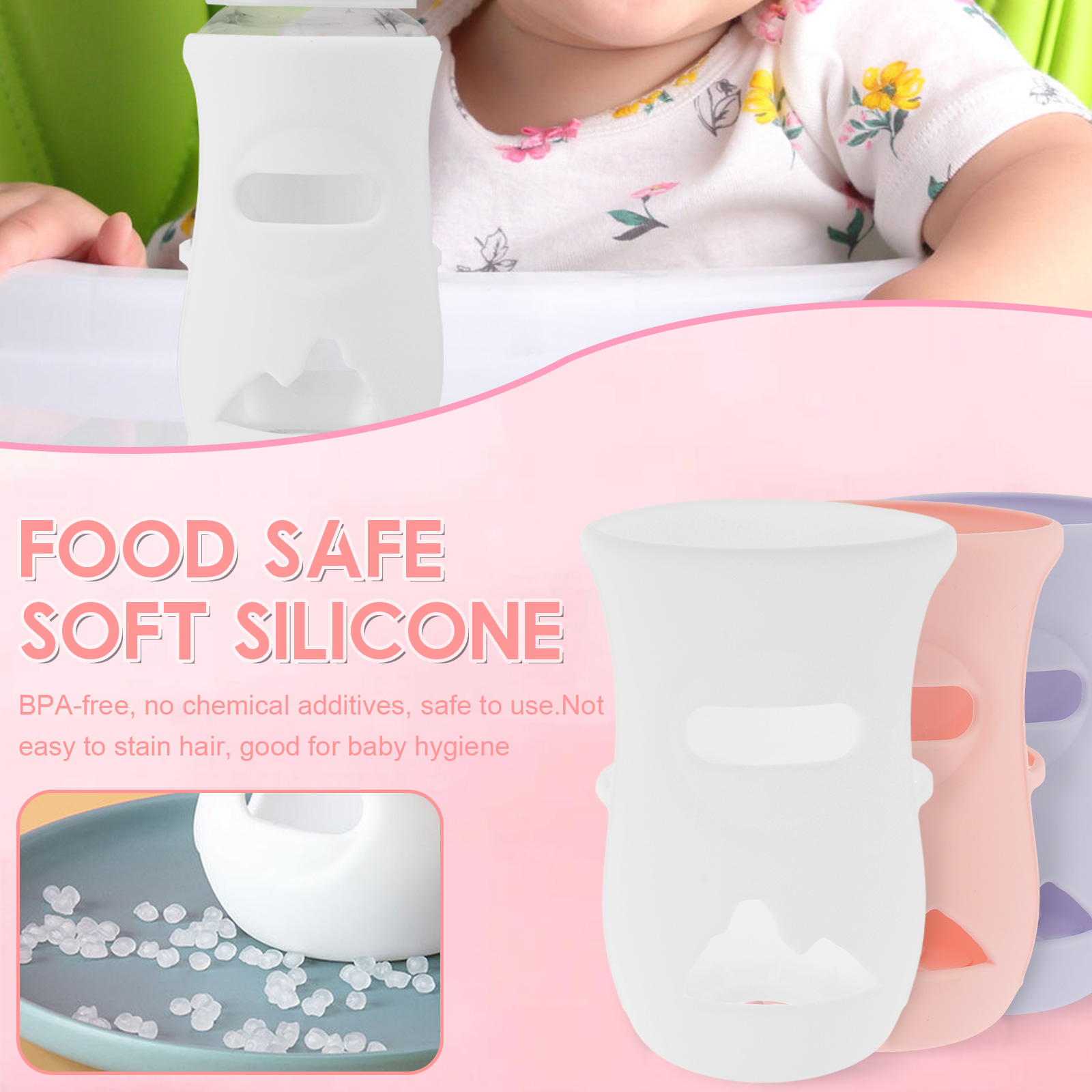 Fundas de silicona Funda de si - Baby Food Glass reseña y precio