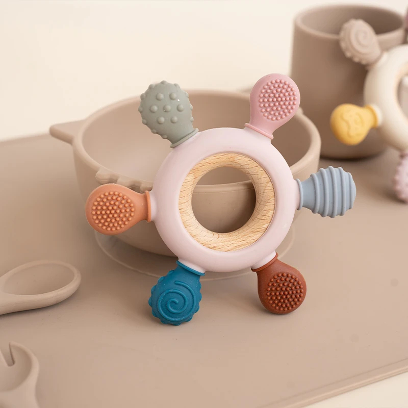 Mordedor de silicona de grado  - Baby Food Year Old reseña y precio