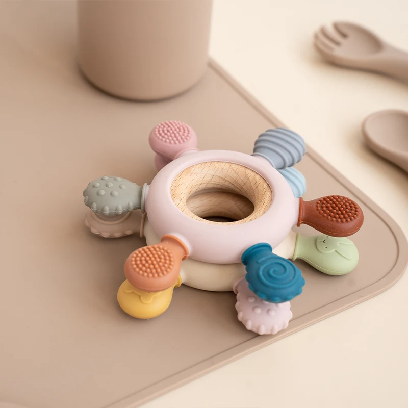 Mordedor de silicona de grado  - Baby Food Year Old reseña y precio