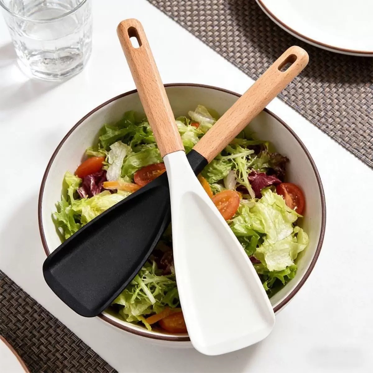 Espátula para ensalada con man - Baby Food Usa reseña y precio