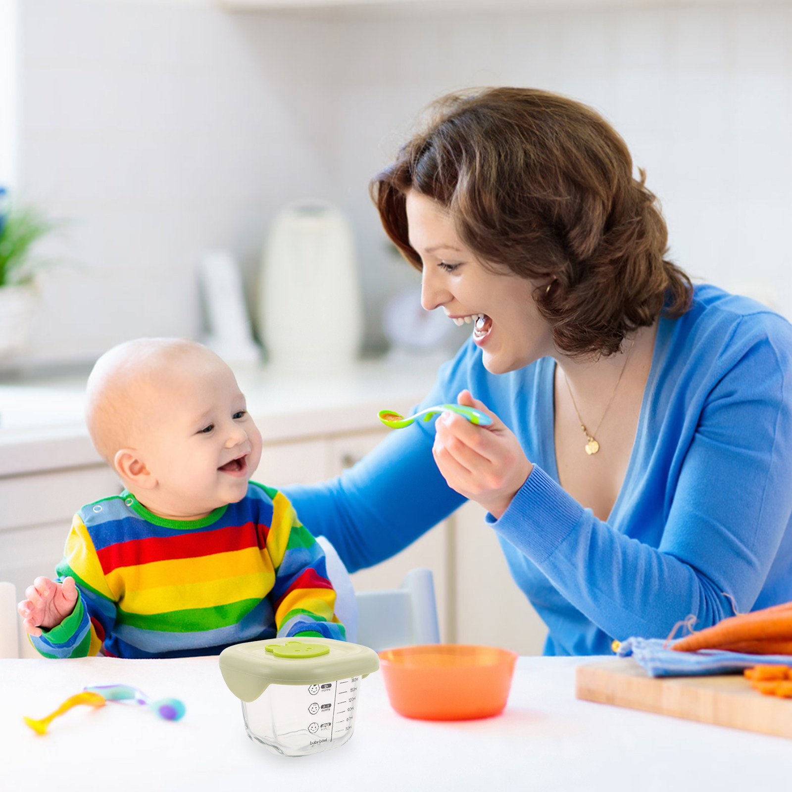 Contenedores de vidrio para al - Baby Food Glass reseña y precio