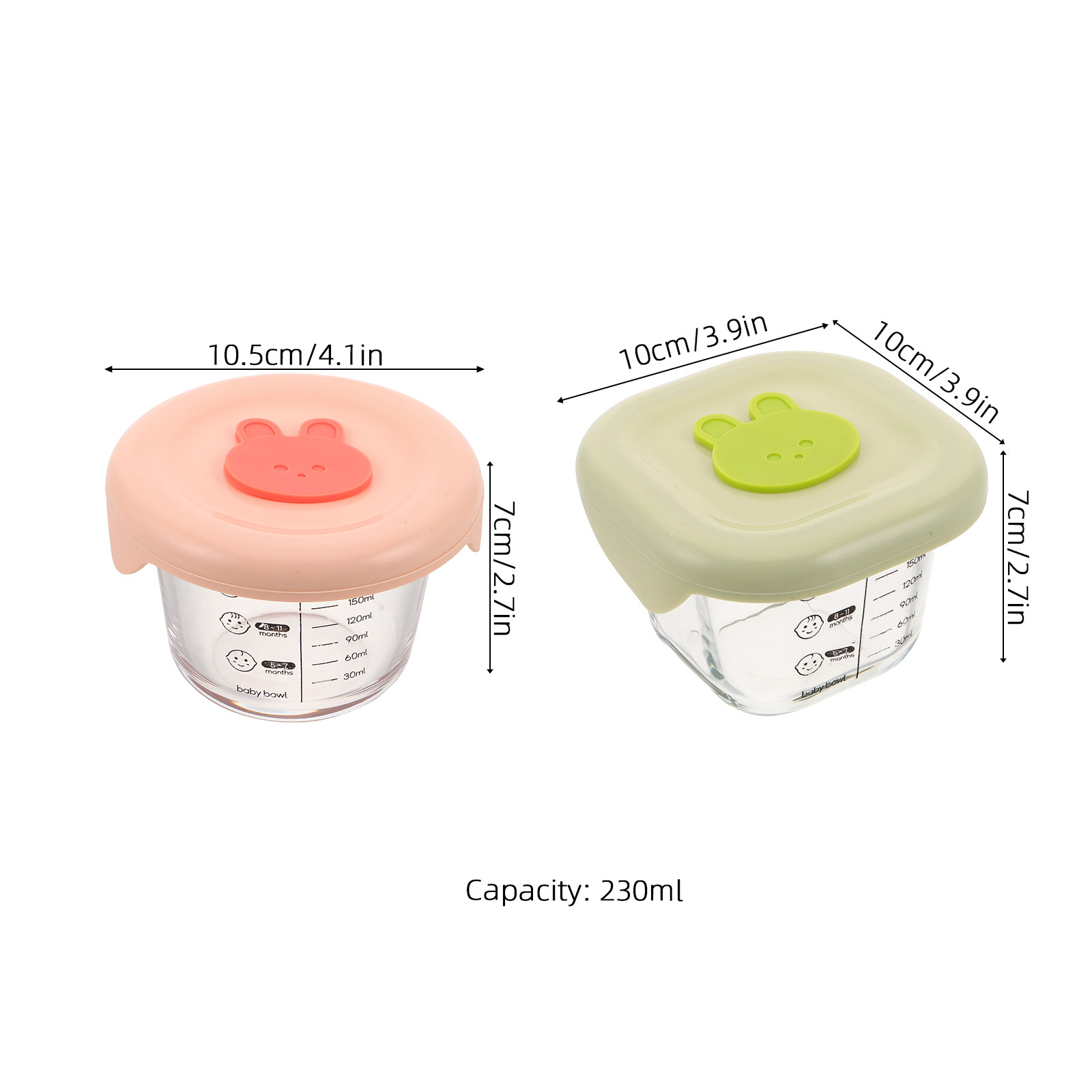 Contenedores de vidrio para al - Baby Food Glass reseña y precio