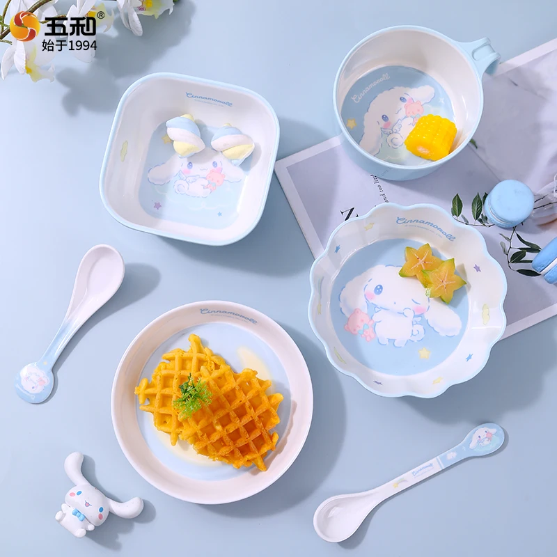 Vajilla Sanrio, cuenco antiesc - Baby Food Universe reseña y precio