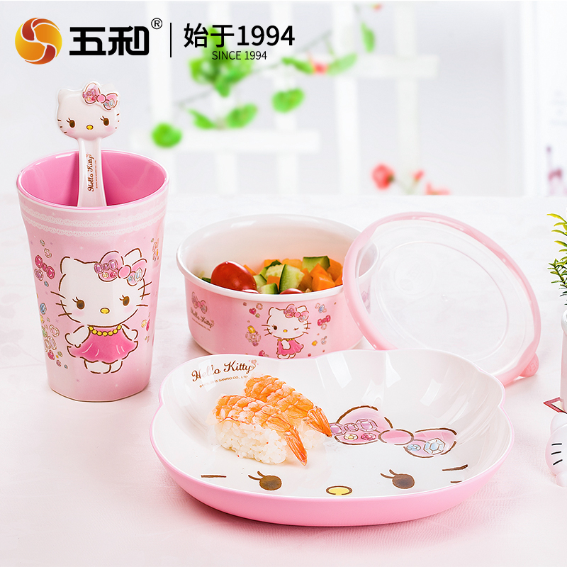 Vajilla de Hello Kitty, tazón  - Baby Food Universe reseña y precio