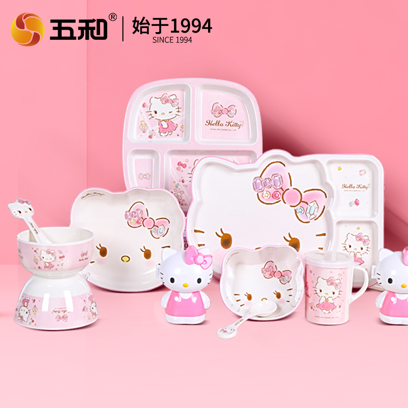 Vajilla de Hello Kitty, tazón  - Baby Food Universe reseña y precio