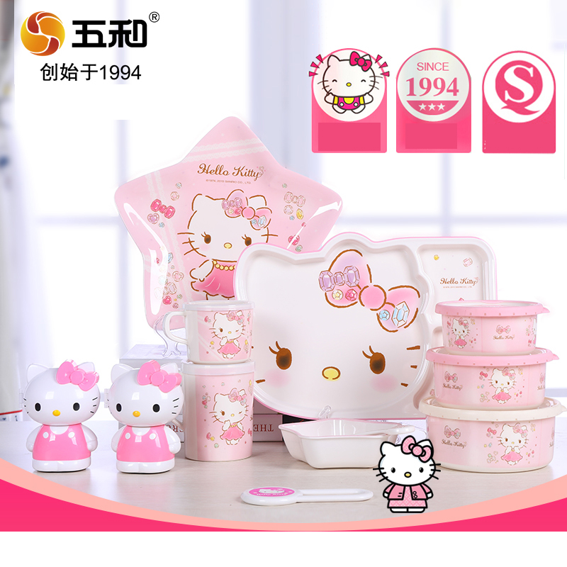 Vajilla de Hello Kitty, tazón  - Baby Food Universe reseña y precio