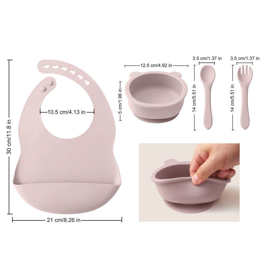 Vajilla de silicona para niños - Baby Food Universe reseña y precio